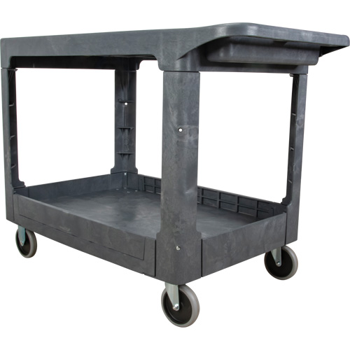 Chariot utilitaire pour l'entretien avec tablette plate, 2 tiers, 25-1/4" x 32-1/4" x 44", Capacit&eacute; 550 lb Air Extreme Inc.