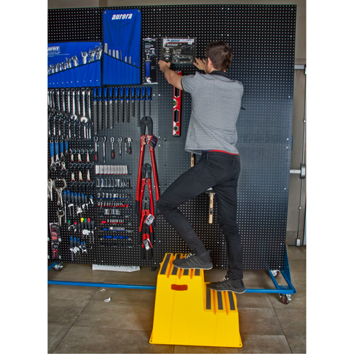 Escabeau industriel, 2 marches, 26" x 22-7/16" x Hauteur 19-11/16" Air Extreme Inc.