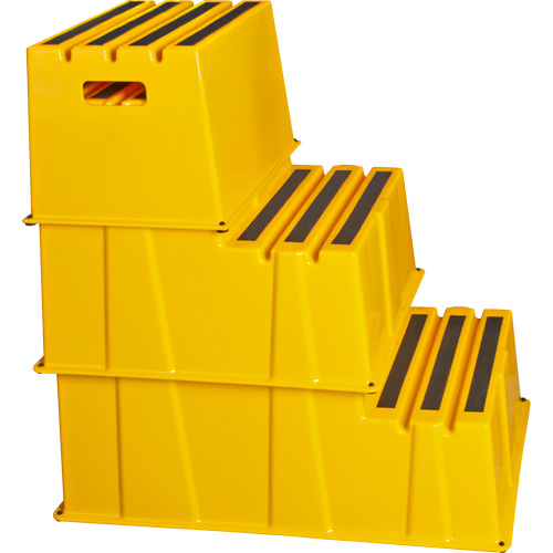 Escabeau industriel, 2 marches, 26" x 22-7/16" x Hauteur 19-11/16" Air Extreme Inc.