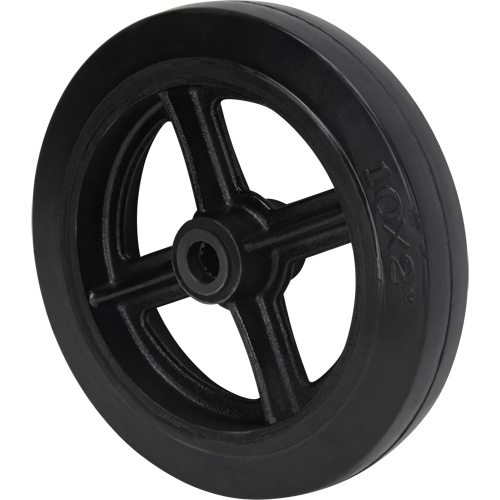 Mold-On Rubber Wheel, 10" (254 mm) Dia. x 2" (50.8 mm) W, 948 lbs. (430 kg) Capacity Air Extreme Inc.