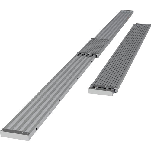 Planche de travail t&eacute;lescopique, 204" la x 12" pr, Capacit&eacute; de 250 lb, D&eacute;mont&eacute; Air Extreme Inc.