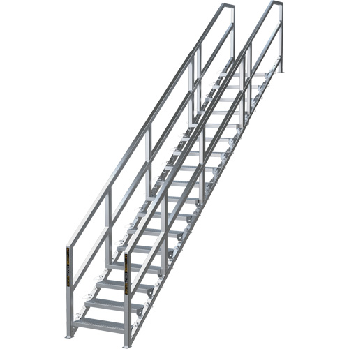 Syst&egrave;me d'escalier modulaire pour la construction de 17-21 marches SmartStairs, 157-1/2" ha Air Extreme Inc.