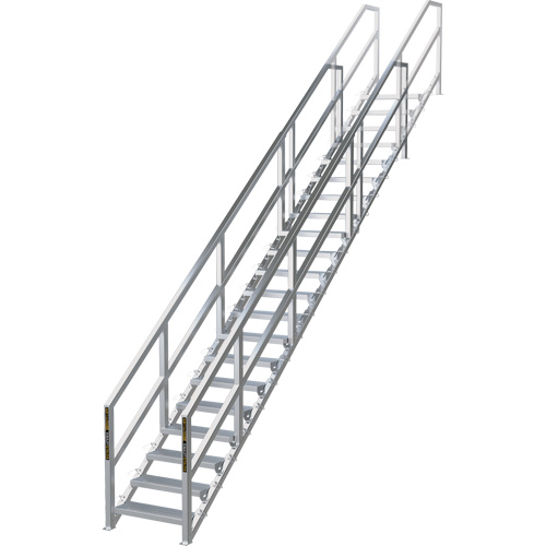 Syst&egrave;me d'escalier modulaire pour la construction de 17-21 marches SmartStairs, 157-1/2" ha Air Extreme Inc.