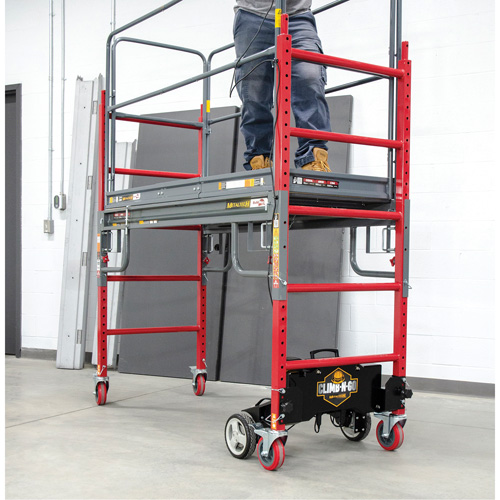 Complete Motorized Buildman 6' Baker Scaffold Kit, 31" D x 118-3/4" H Air Extreme Inc.