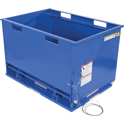 Drop Bottom Hopper, Steel, 1 cu.yd., Blue Air Extreme Inc.