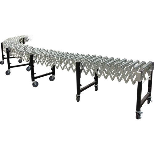 Expandable Conveyor, 18" W x 12' L, 200 lbs. per lin. ft. Capacity Air Extreme Inc.