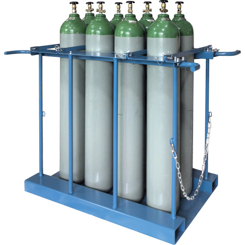 Support de rangement pour 8 cylindres pour chariot &eacute;l&eacute;vateur Air Extreme Inc.