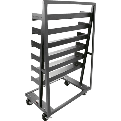 Chariot &agrave; cadre en A robuste &agrave; un c&ocirc;t&eacute; avec 6 plateaux, 38" x 25" x 63", Capacit&eacute; 2500 lb Air Extreme Inc.