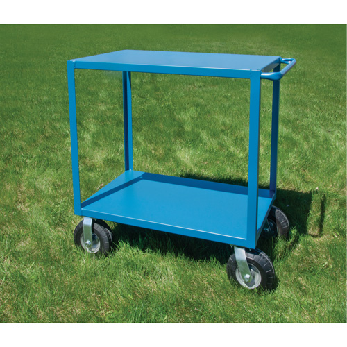 Outdoor Shelf Cart, 2 Tiers, 24" W x 39" H x 39" D, 1200 lbs. Capacity Air Extreme Inc.