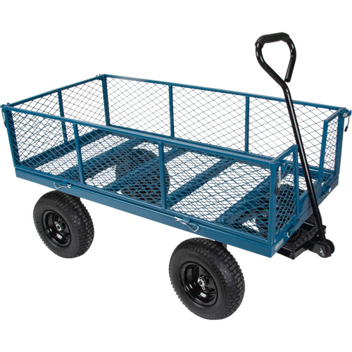 Wagon avec c&ocirc;t&eacute;s rabattables, 24" la x 48" la x Capacit&eacute; 800 lb Air Extreme Inc.