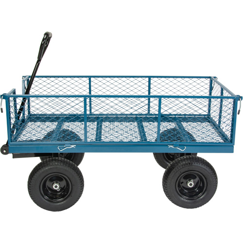 Wagon avec c&ocirc;t&eacute;s rabattables, 24" la x 48" la x Capacit&eacute; 800 lb Air Extreme Inc.