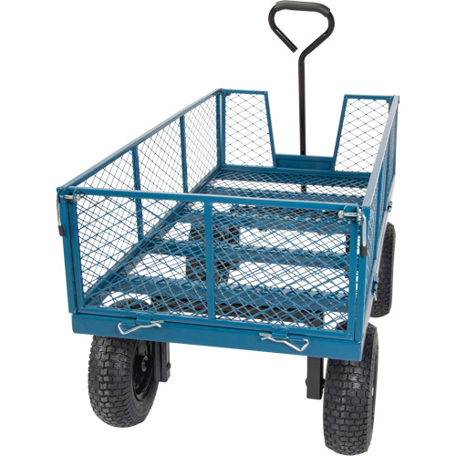 Wagon avec c&ocirc;t&eacute;s rabattables, 24" la x 48" la x Capacit&eacute; 800 lb Air Extreme Inc.