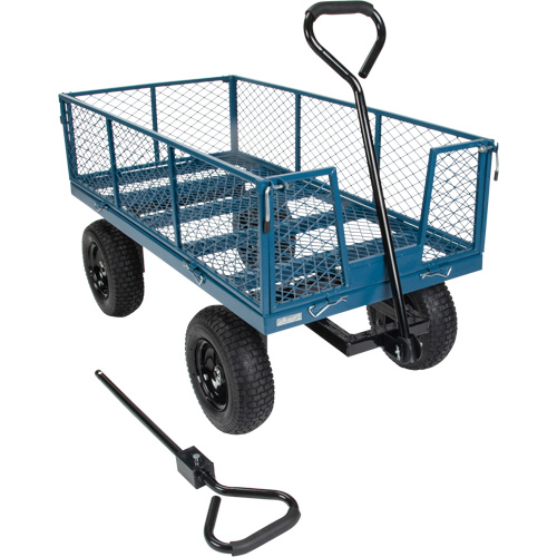 Wagon avec c&ocirc;t&eacute;s rabattables, 24" la x 48" la x Capacit&eacute; 800 lb Air Extreme Inc.