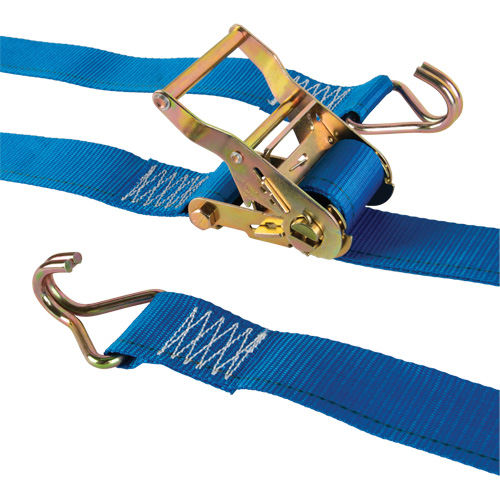 Tendeur d'arrimage utilitaire robuste, Crochet en J, 2" la x 20' lo, Charge d'utilisation 500 lb (227 kg) Air Extreme Inc.