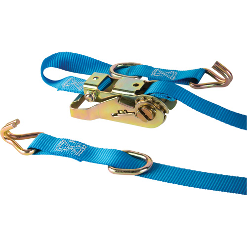 Ratchet Strap, J-Hook, 1" W x 16' L, 835 lbs. (379 kg) WLL Air Extreme Inc.