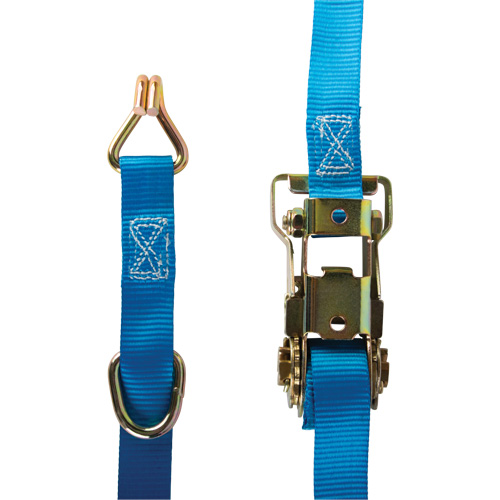 Ratchet Strap, J-Hook, 1" W x 16' L, 835 lbs. (379 kg) WLL Air Extreme Inc.
