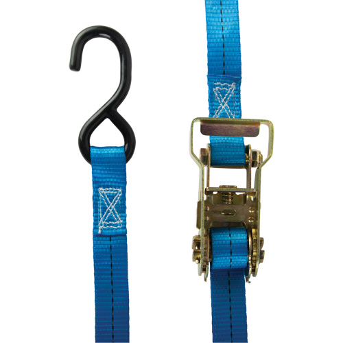 Ratchet Strap, J-Hook, 1" W x 15' L, 500 lbs. (227 kg) Working Load Limit Air Extreme Inc.
