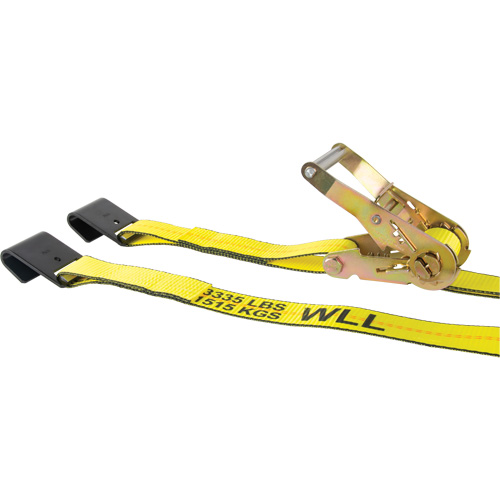 Tendeur d'arrimage pour treuil, Crochet plat, 30' , 2" , Charge d'utilisation max. 3335 lb (1512 kg) Air Extreme Inc.