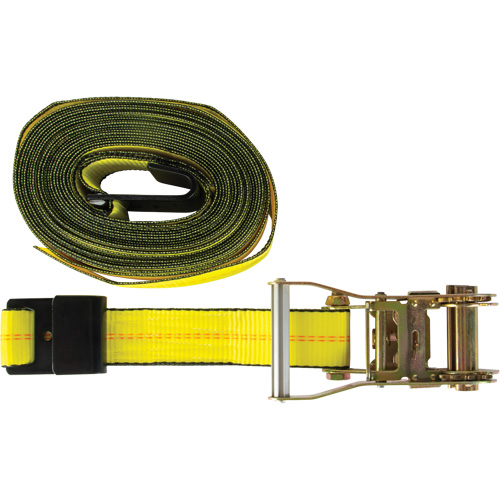 Tendeur d'arrimage pour treuil, Crochet plat, 30' , 2" , Charge d'utilisation max. 3335 lb (1512 kg) Air Extreme Inc.
