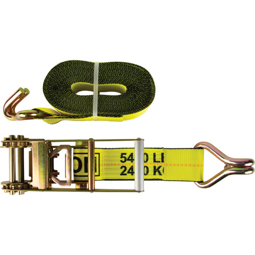 Tendeur d'arrimage pour treuil, Crochet en J, 3" , 30' , Charge d'utilisation max. 5400 lb (2449 kg) Air Extreme Inc.