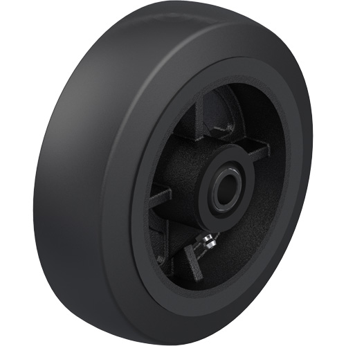 Black Rubber on Cast Iron Core Wheel Air Extreme Inc.