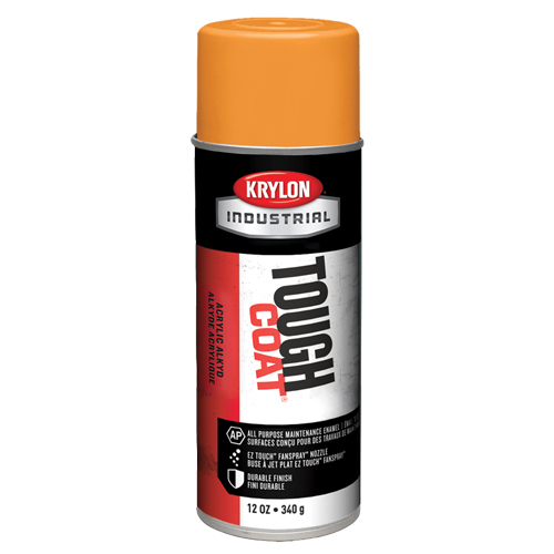 Tough Coat&reg; Acrylic Alkyd Enamel, OSHA Orange Equipment Orange, Gloss, 12 oz., Aerosol Can Air Extreme Inc.