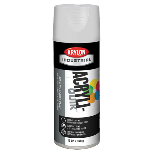 Industrial Acryli-Quik Lacquer, White, Gloss, 12 oz., Aerosol Can Air Extreme Inc.
