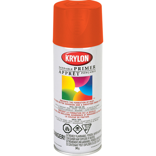 Peinture &agrave; pulv&eacute;riser fluorescente, Rouge/orange fluorescent, 11 oz, Canette a&eacute;rosol Air Extreme Inc.