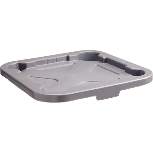 Square Brute&reg; Tops, Flat Lid, Plastic/Polyethylene, Fits Container Size: 22" x 22" Air Extreme Inc.