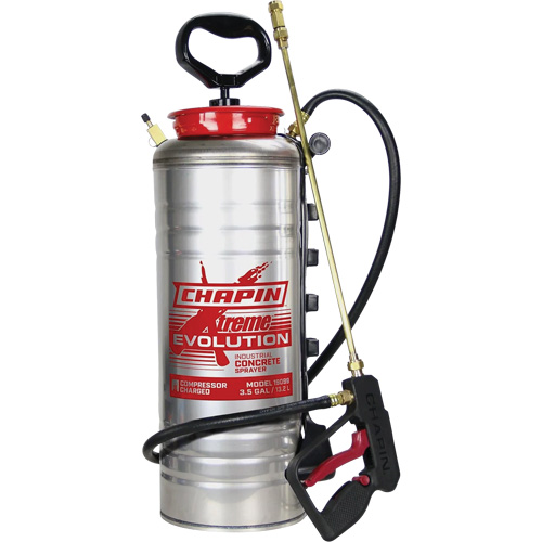 Pulv&eacute;risateur de b&eacute;ton &agrave; r&eacute;servoir Evolution, 3,5 gal. (13,2 L), Acier inoxydable, Lance de 19" Air Extreme Inc.