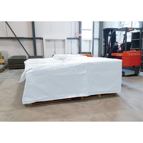 Insulated Tarp, Polyethylene, White, 20' x 12' x 8 mils Air Extreme Inc.