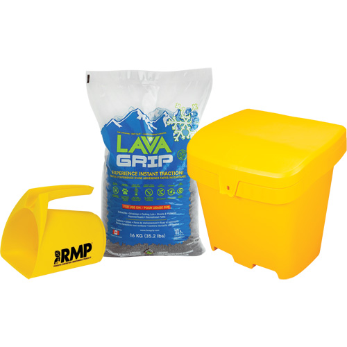Ensemble d'aide &agrave; la traction LavaGrip avec 77 sacs, Taille du conteneur 35,3 lb (16 kg), Sac Air Extreme Inc.