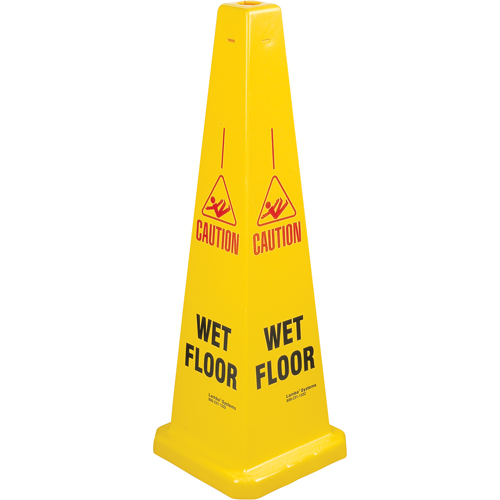 "Wet Floor" Lamba Traffic Cones, English with Pictogram Air Extreme Inc.