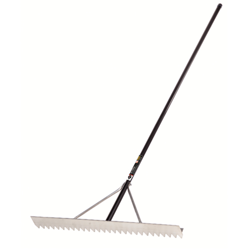 Pro Asphalt Rake, 36" W, Aluminum Blade, 28 Tines Air Extreme Inc.