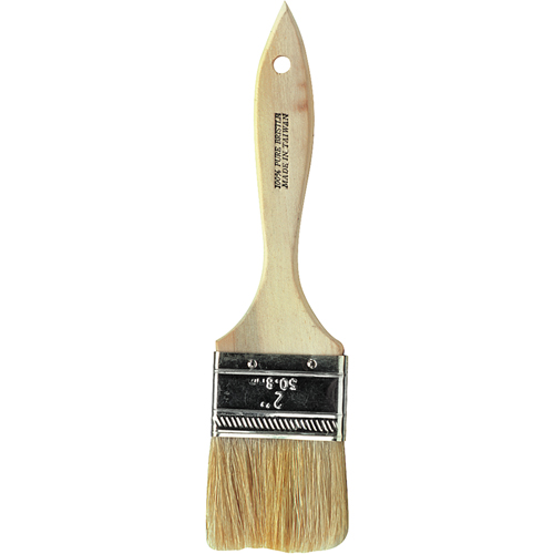 Pinceau &agrave; soies rases, Soie blanche, Manche Plastique, Largeur de 3" Air Extreme Inc.