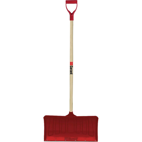 Red Snow Pusher, Polypropylene Blade, D-Grip Handle, 20-3/4" W Air Extreme Inc.