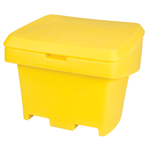 Contenant de rangement robuste pour l'ext&eacute;rieure pour sel et sable, 30" x 24" x 24", 5,5 pi³, Jaune Air Extreme Inc.