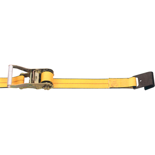 Tendeurs d'arrimage &agrave; cliquet, Crochet plat, 2" , 30' , Charge d'utilisation max. 3335 lb (1513 kg) Air Extreme Inc.