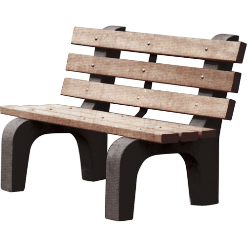 Bancs de parc, Plastique recycl&eacute;, 48" lo x 25" la x 31" h, Brun Air Extreme Inc.