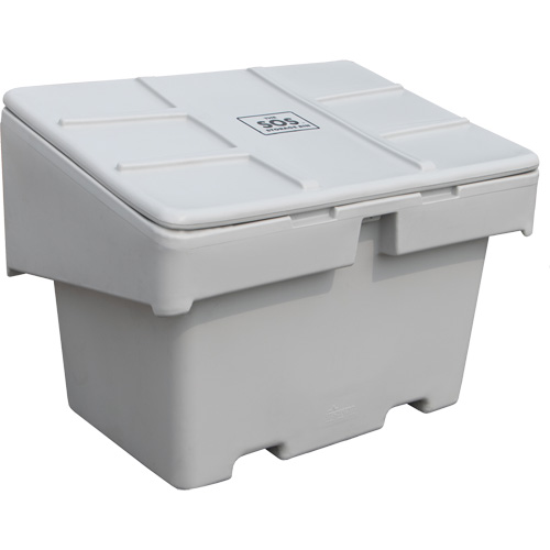 Salt Sand Container SOS, With Hasp, 42" x 29" x 30", 11 cu. Ft., Grey Air Extreme Inc.