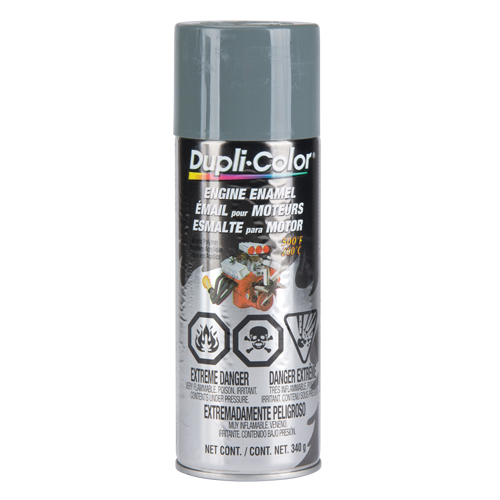 Engine Enamel Paint with Ceramic, New Ford Grey, Gloss, 12 oz., Aerosol Can Air Extreme Inc.