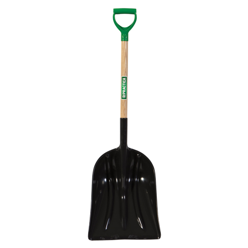 Grain & Coal Scoop Shovel, Wood, Polypropylene Blade, D-Grip Handle, 30-1/4" Length Air Extreme Inc.