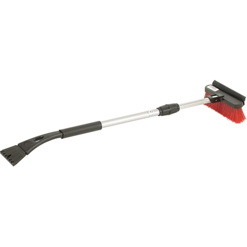 Snow Brooms, Telescopic, Nylon Polyethylene Blade, 36" Long, Red Air Extreme Inc.