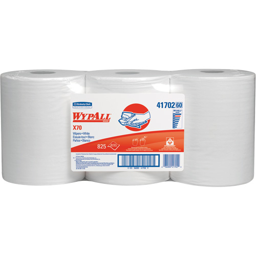 Chiffons industriels de qualit&eacute; sup&eacute;rieure X70 WypAll, Robuste, 13-2/5' lo x 9-4/5" la Air Extreme Inc.