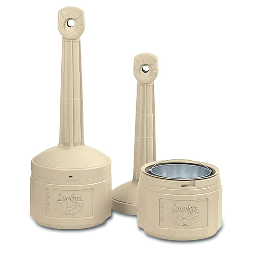 Cendriers Smoker's Cease-Fire, Sur pied, Plastique, Capacit&eacute; 4 gal. US, Hauteur 38-1/2" Air Extreme Inc.
