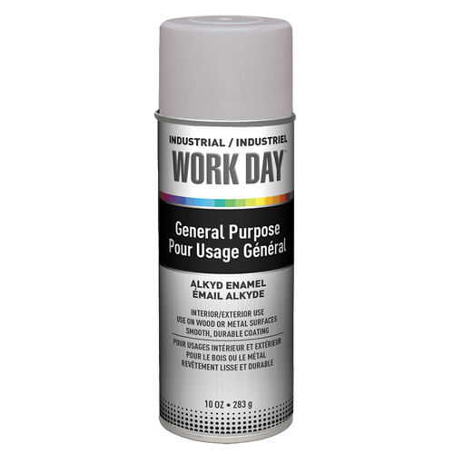 Industrial Work Day Paint, Grey, Very Flat, 10 oz., Aerosol Can Air Extreme Inc.