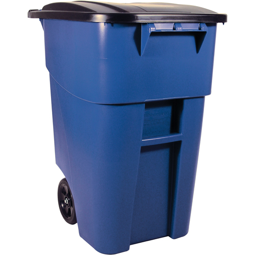 Brute&reg; Roll Out Containers, Curbside, Plastic, 50 US gal. Air Extreme Inc.