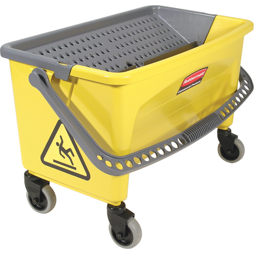 Microfibre Press Wring Buckets, Down Press, 10.75 US Gal. (43 Quart), Yellow Air Extreme Inc.