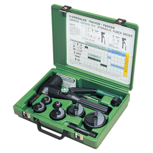Ensemble de poinçonnage hydraulique Quick Draw 90 avec poinçons SlugBuster Air Extreme Inc.
