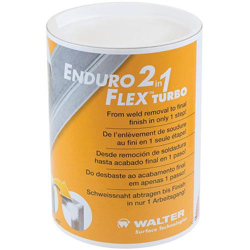 Disque de finition Enduro-Flex 2-en-1, 5" x 5/8"-11, Type 27, Grain Fin, Oxyde d'aluminium Air Extreme Inc.